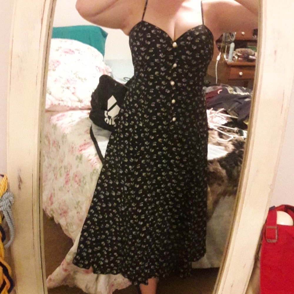 Vintage floral dress